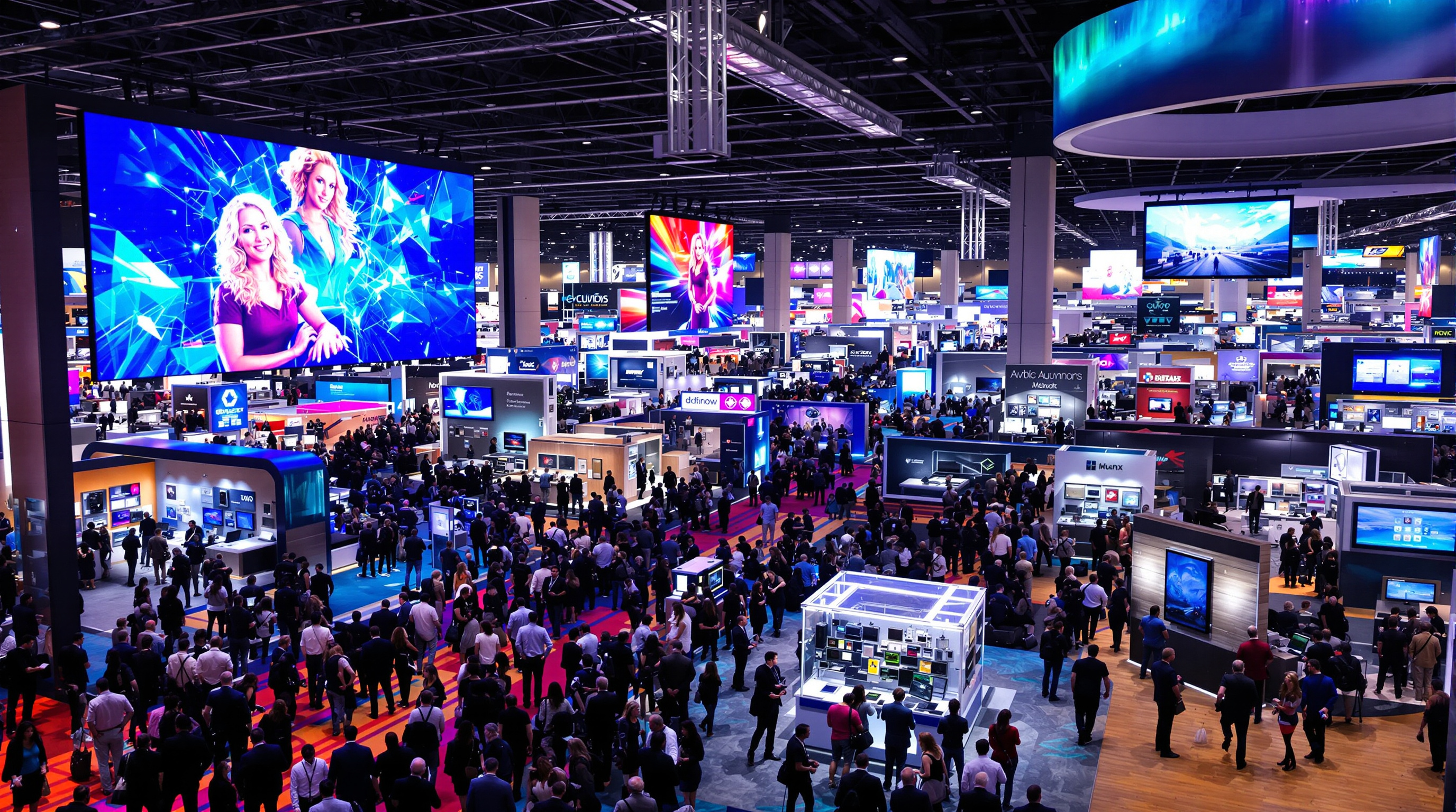 CES Consumer Electronics Show exhibit floor