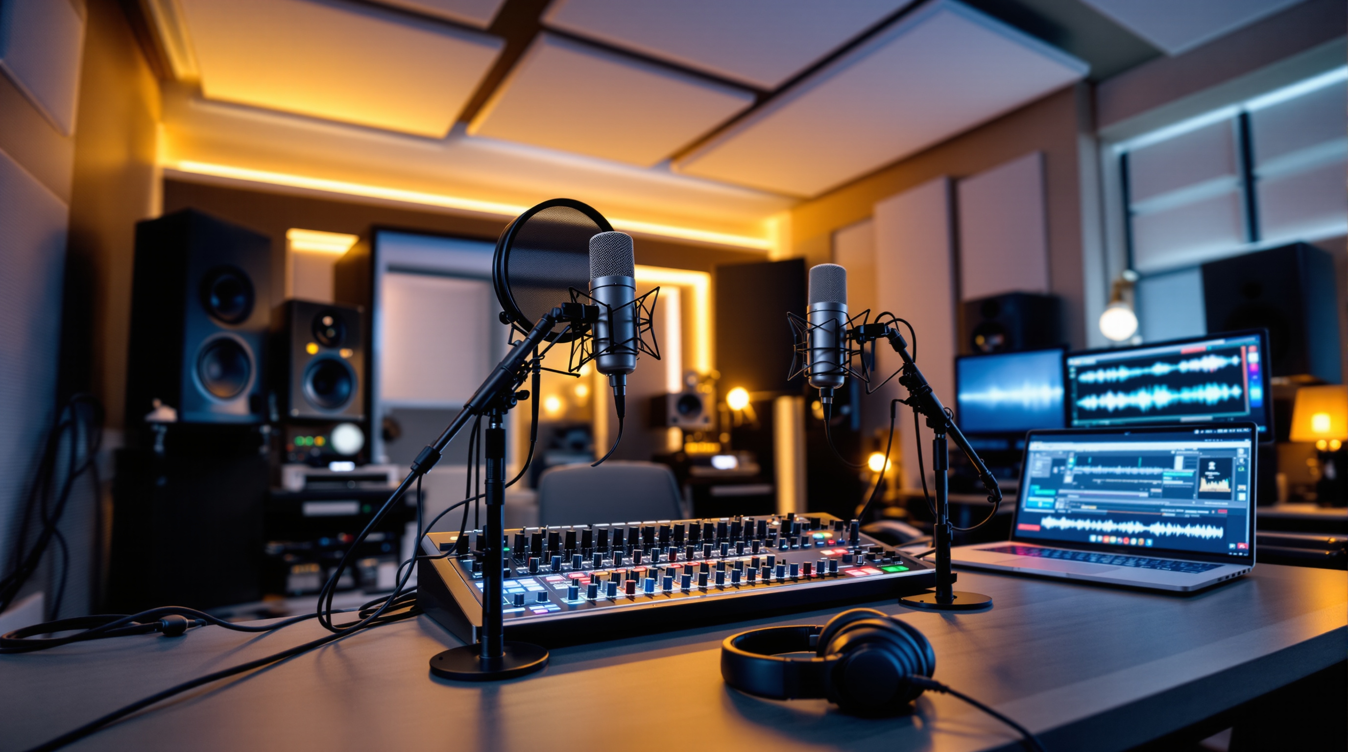 Professional podcast recording studio for GNC Week in Review